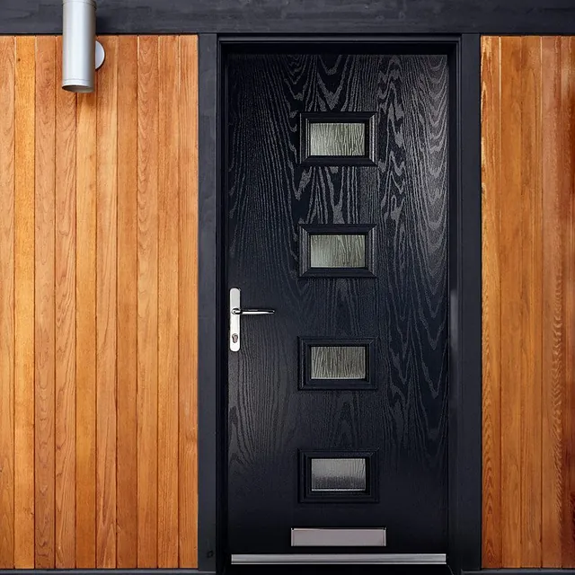 black composite door