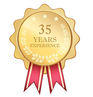 35 years' experience medal