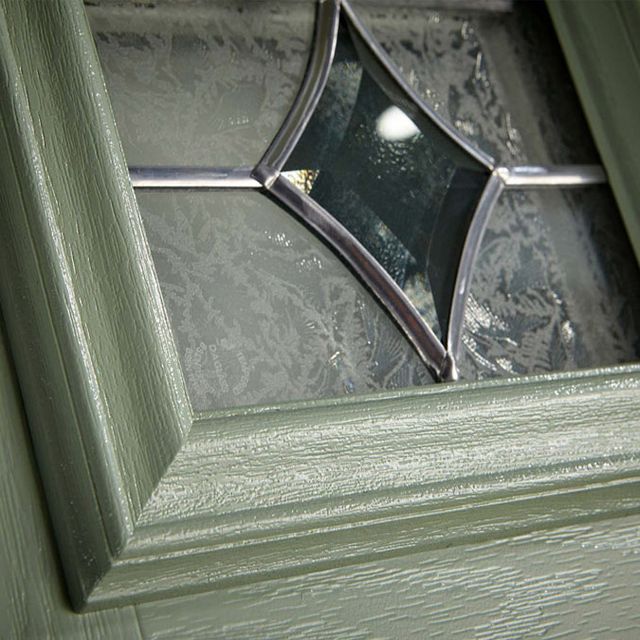 green composite door
